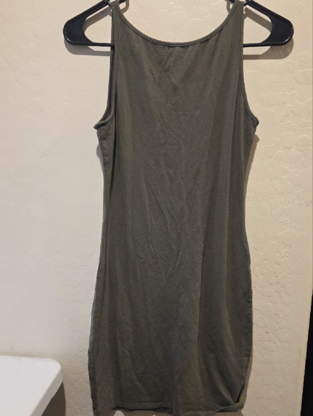 Heart Hips Olive Tank Midi Dress - Picture 4 of 6